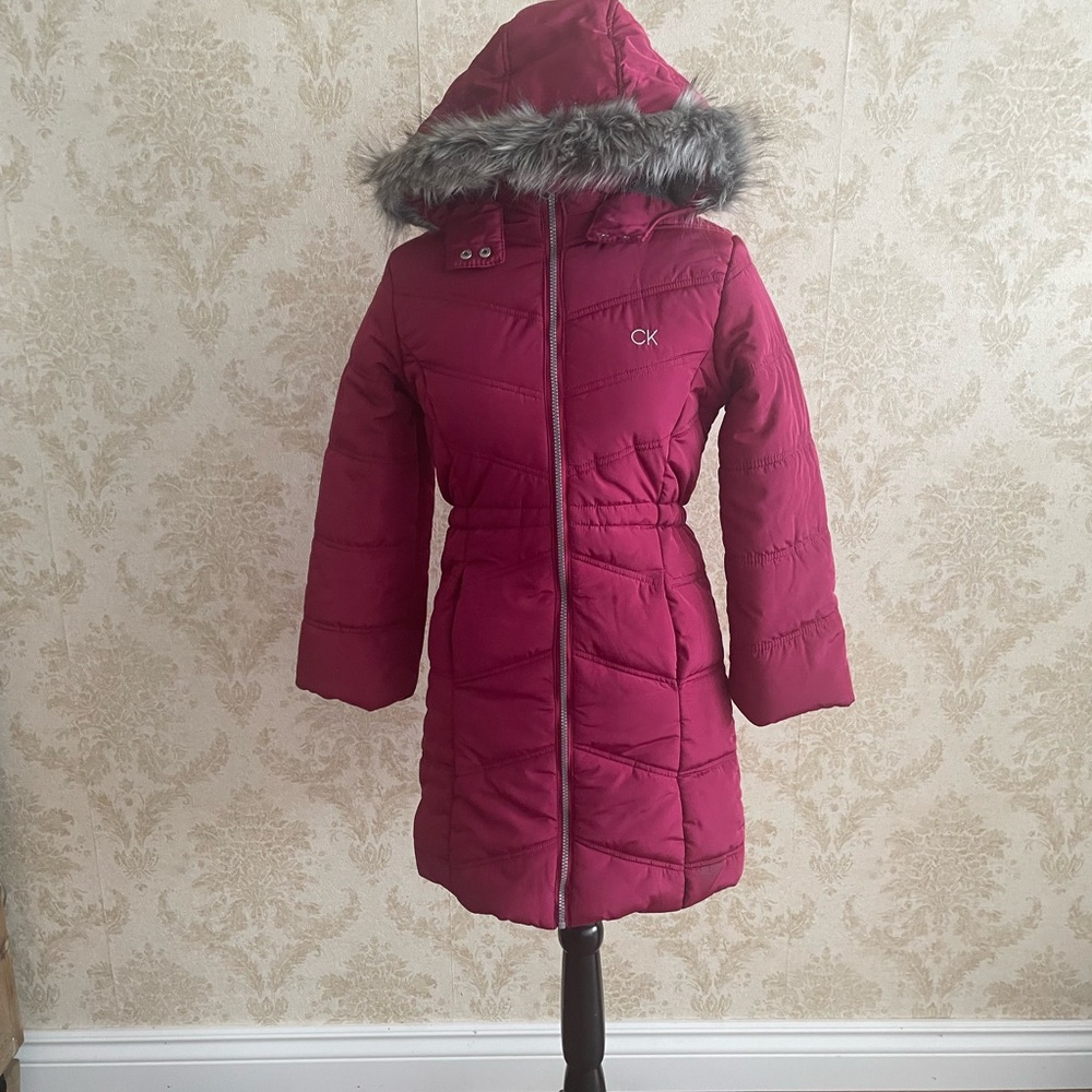BNWT Calvin Klein Jeans Gray and Redberry Jacket